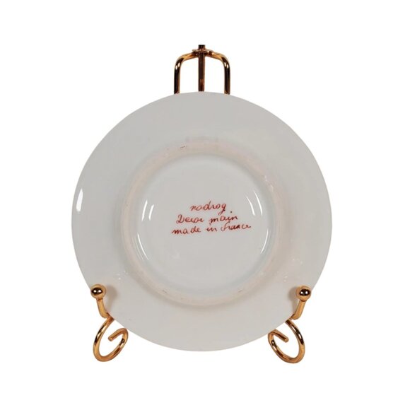 Vintage French Limoges Demitasse Cups – Hand-Decorated, Signed Nodrog (Set of 2) - Picture 10 of 10